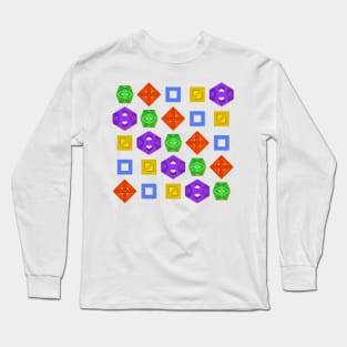 GMTRX lawal skeletal platonic solids v1 matrix Long Sleeve T-Shirt